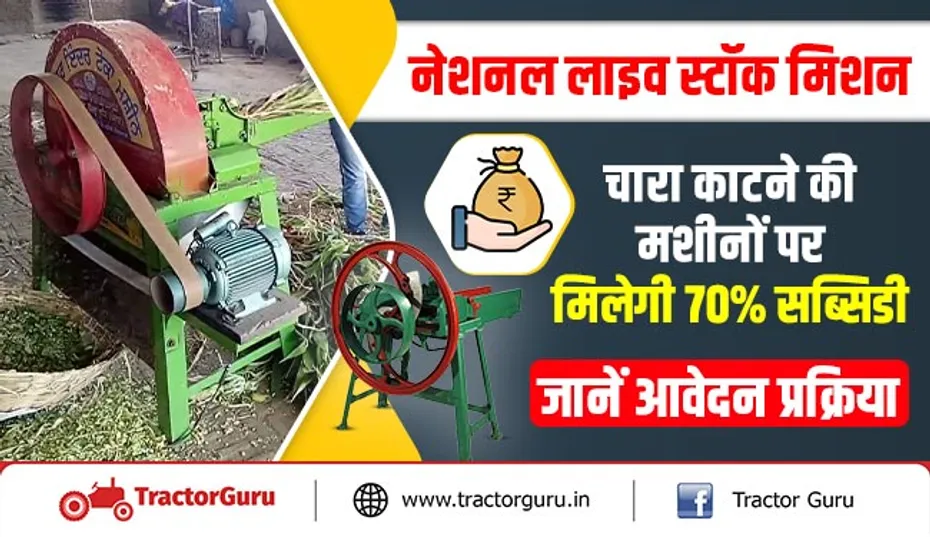 नेशनल लाइव स्टॉक मिशन : चारा काटने की मशीनों पर मिलेगी 70 प्रतिशत सब्सिडी, जानें आवेदन प्रक्रिया