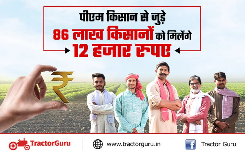 नमो शेतकारी योजना: पीएम किसान से जुड़े 86 लाख किसानों को मिलेंगे 12 हजार रुपए सालाना