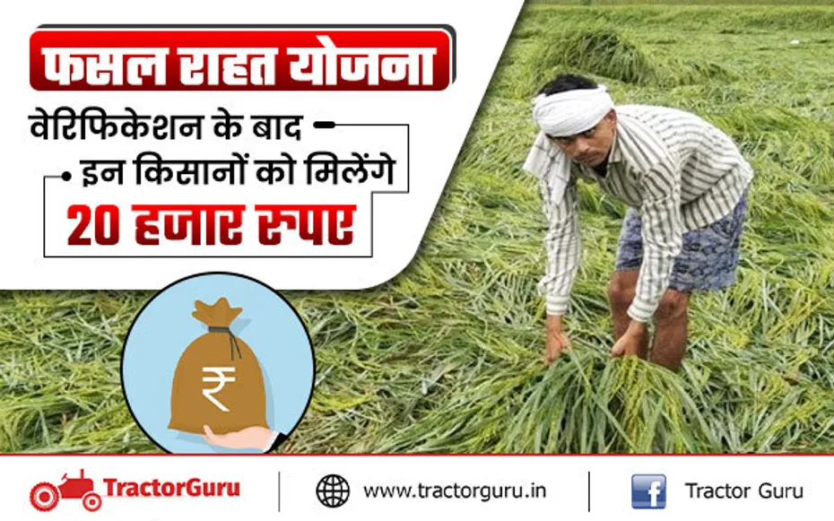 फसल राहत योजना : 6 लाख से अधिक किसानों को वेरिफिकेशन के बाद मिलेंगे 20 हजार रुपए