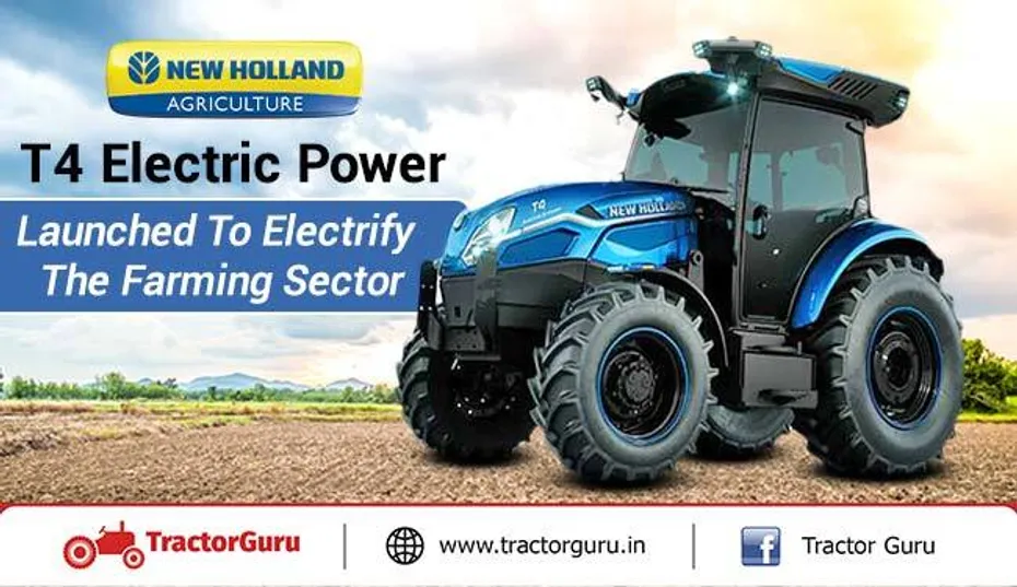 New Holland T4 Electric Power – The First-Ever Electric Tractor Prototype Launched