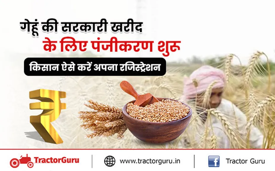 समर्थन मूल्य पर गेहूं की खरीदी के लिए पंजीकरण शुरू, किसान यहां करें रजिस्ट्रेशन