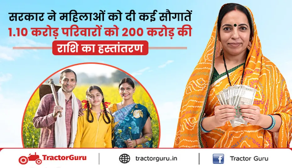 महिलाओं को 200 करोड़ रुपए का हस्तांतरण, 1.10 करोड़ परिवारों को मिली राहत