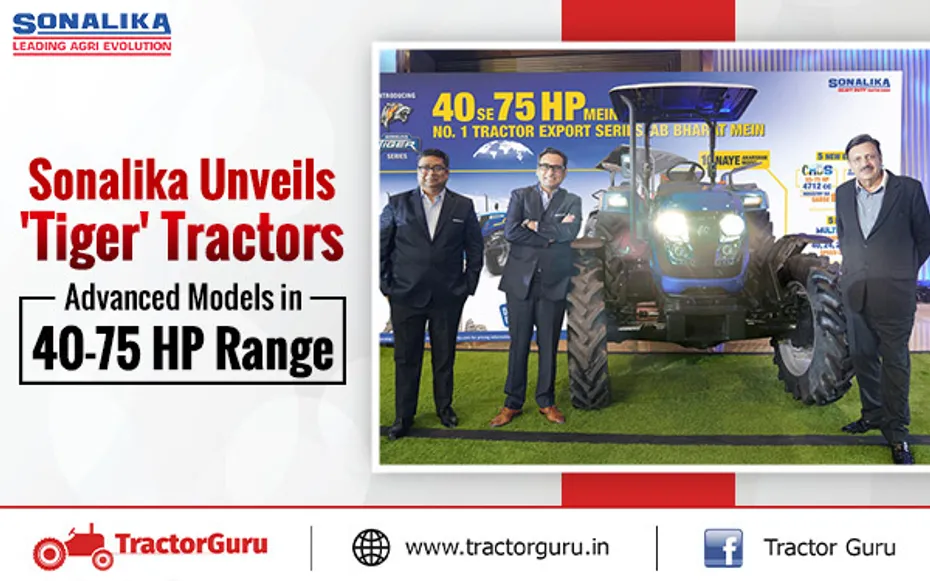 Sonalika Unveils 'Tiger' Tractors: Advanced Models in 40-75 HP Range
