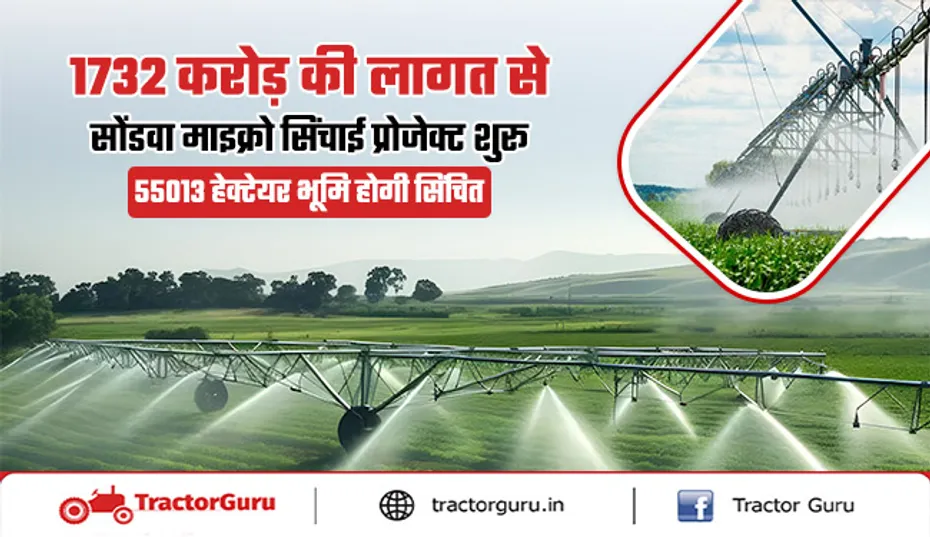 सोंडवा माइक्रो सिंचाई परियोजना शुरू, सिंचाई के लिए मिलेगा पर्याप्त जल