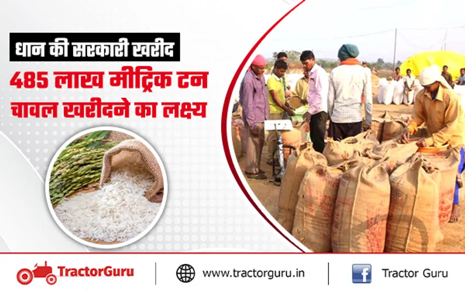 Paddy Procurement : विपणन सत्र में 485 लाख मीट्रिक टन धान की खरीद का लक्ष्य