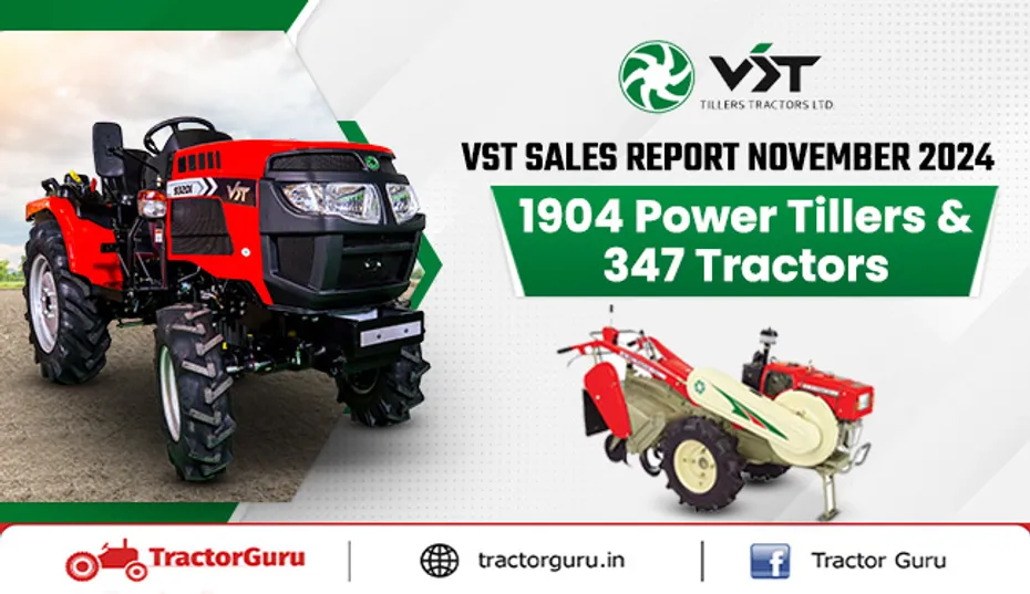 VST Achieves 7.40% Growth in November 2024 Sales with 2,251 Tractors and Power Tillers Sold