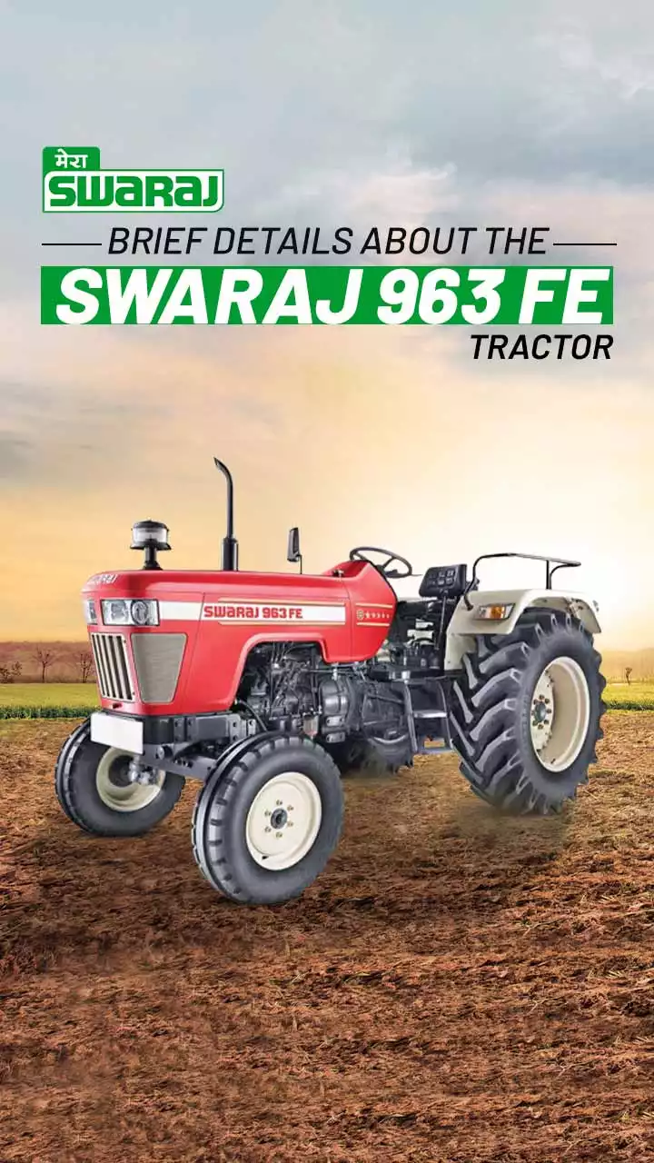 Swaraj 963 FE Price, Swaraj 963 FE Specifications in India