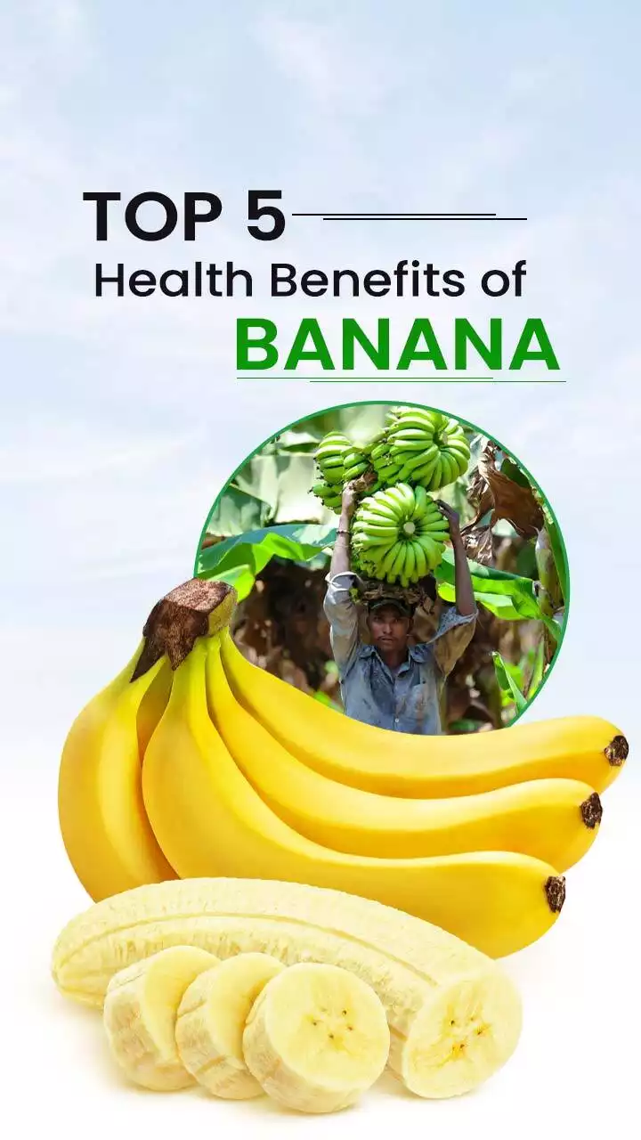 Top 5 health benefits of bananas